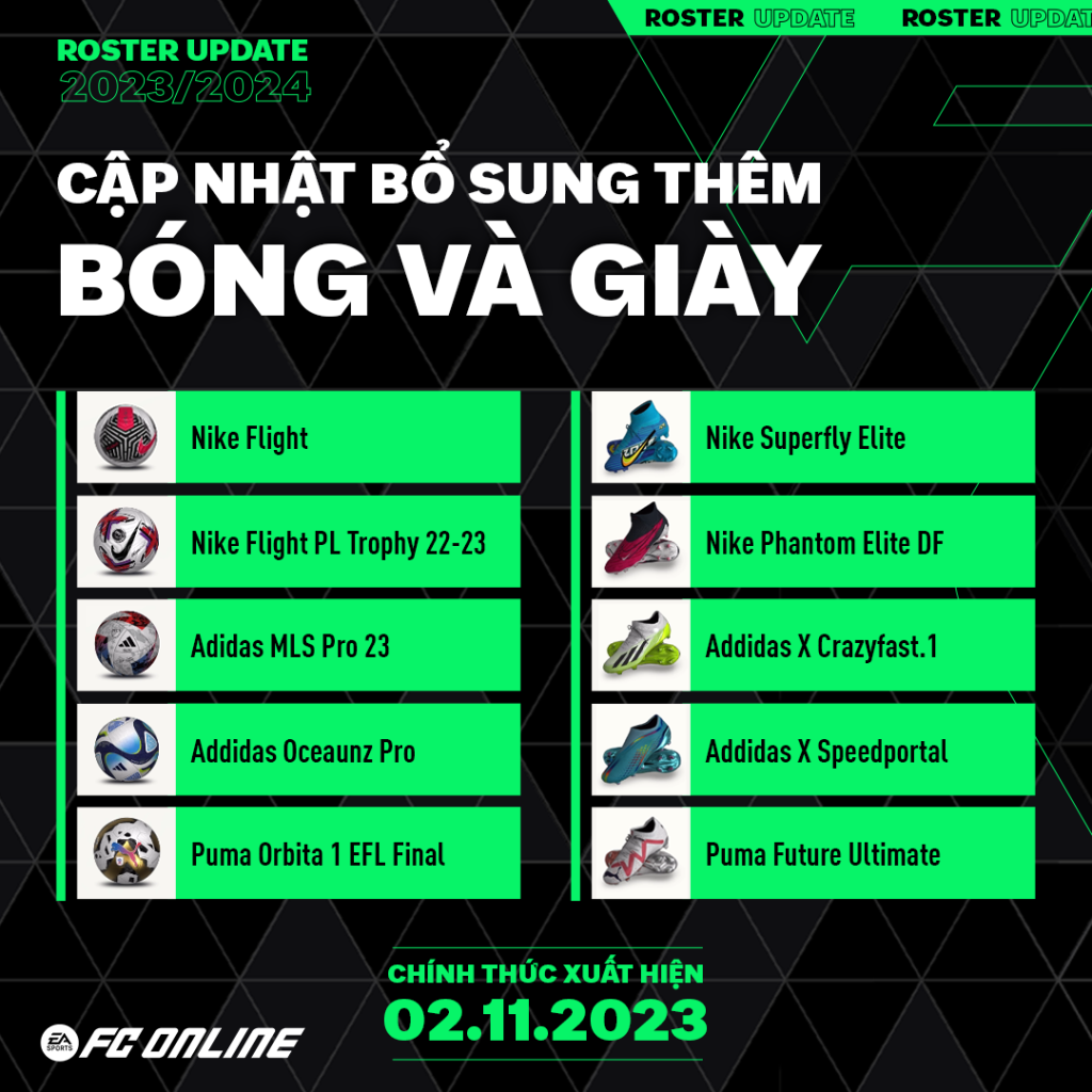 WELCOME TO FC ONLINE – [ROSTER UPDATE 2023/24] Mùa Giải Mới – Hành ...