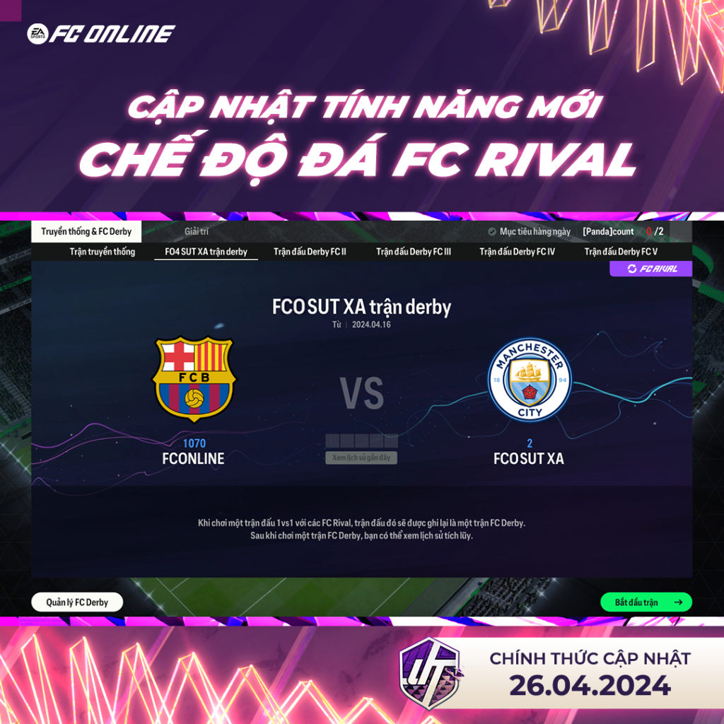 WELCOME TO FC ONLINE – [Bản Cập Nhật 26.04.2024] Ra Mắt Mùa Thẻ ...