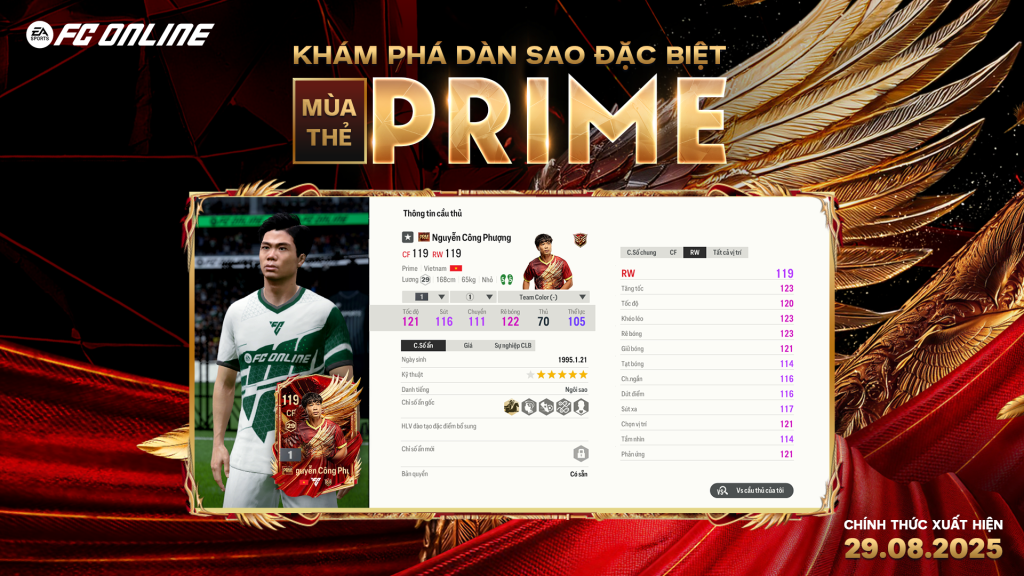 WELCOME TO FC ONLINE – [MÙA THẺ ĐẶC BIỆT] PRIME SS2: HOÀN THIỆN BA BỨC ...