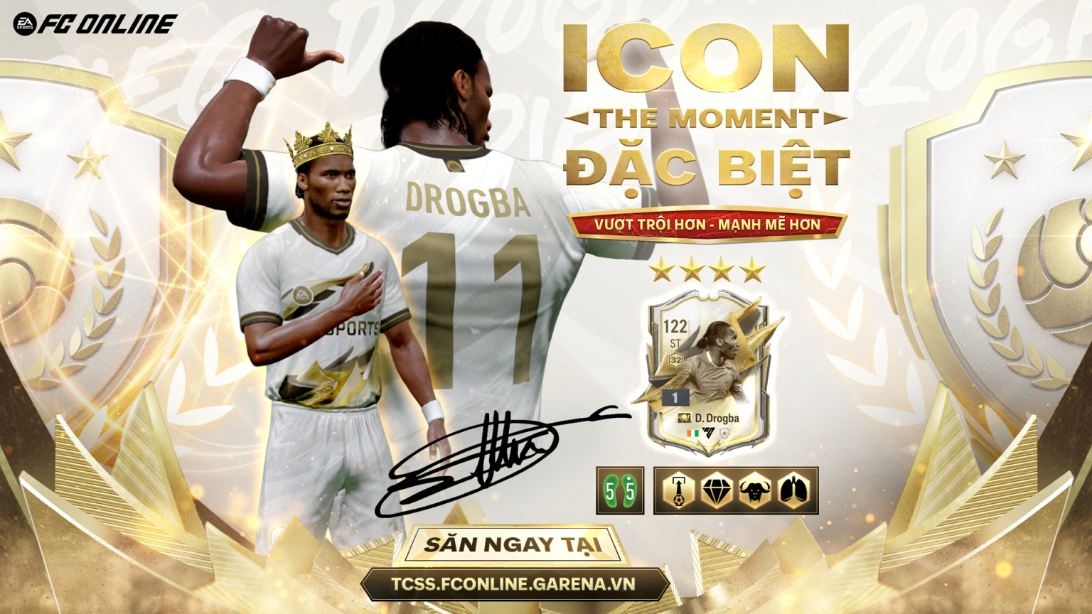 WELCOME TO FC ONLINE – [ICON TM Đặc Biệt] Chào Đón Huyền Thoại – Didier ...