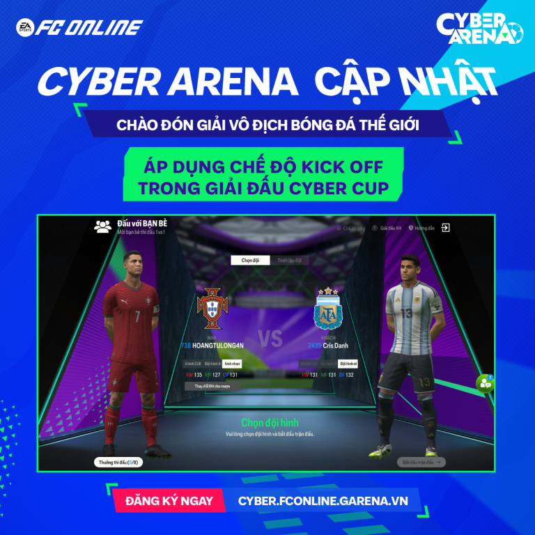 WELCOME TO FC ONLINE – [CYBER ARENA 2026] GIẢI ĐẤU CYBER CUP CẬP NHẬT ...